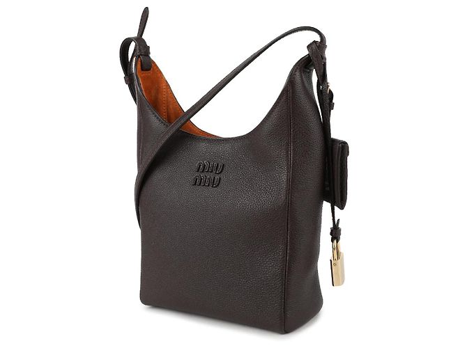 Miu Miu Borsa a secchiello in pelle - vista 3