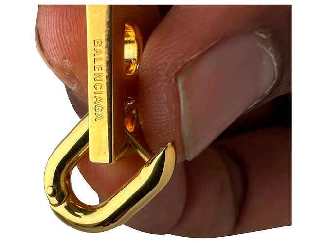 Everyday Orecchini B Chain XS in metallo dorato Balenciaga D'oro - vista 3