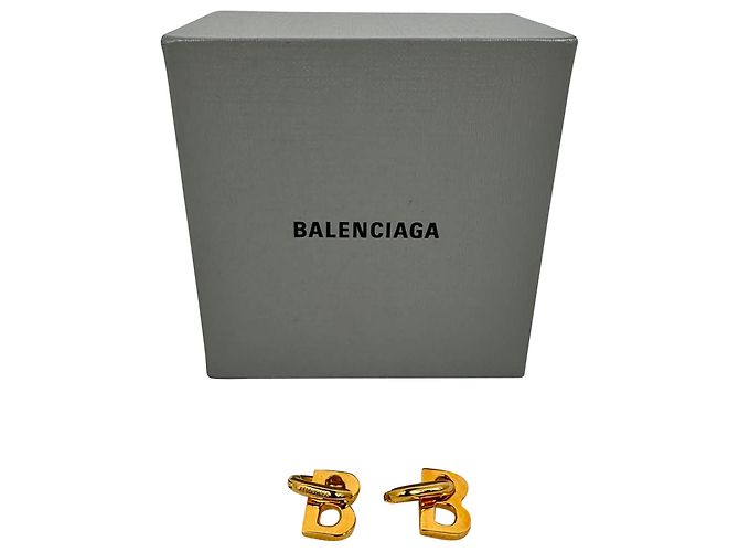 Everyday Orecchini B Chain XS in metallo dorato Balenciaga D'oro - vista 9