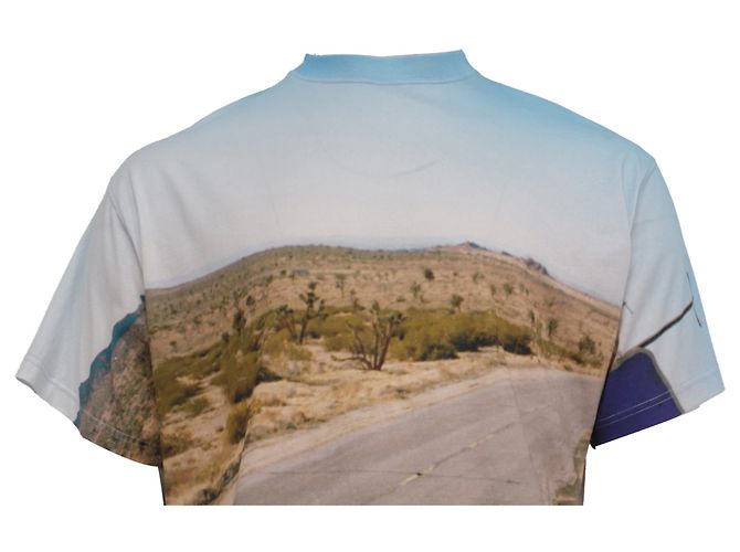 Camiseta oversized Balenciaga "Remember Me?" em algodão multicolorido Multicor - vista 4