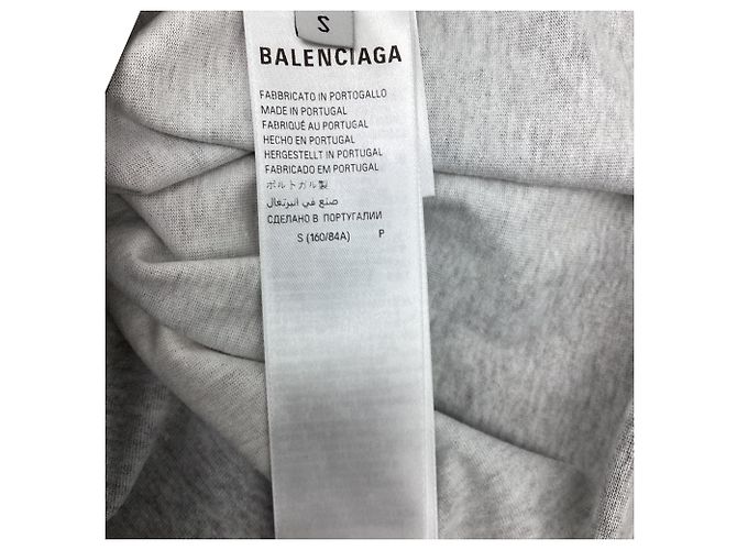 Camiseta oversized Balenciaga "Remember Me?" em algodão multicolorido Multicor - vista 6