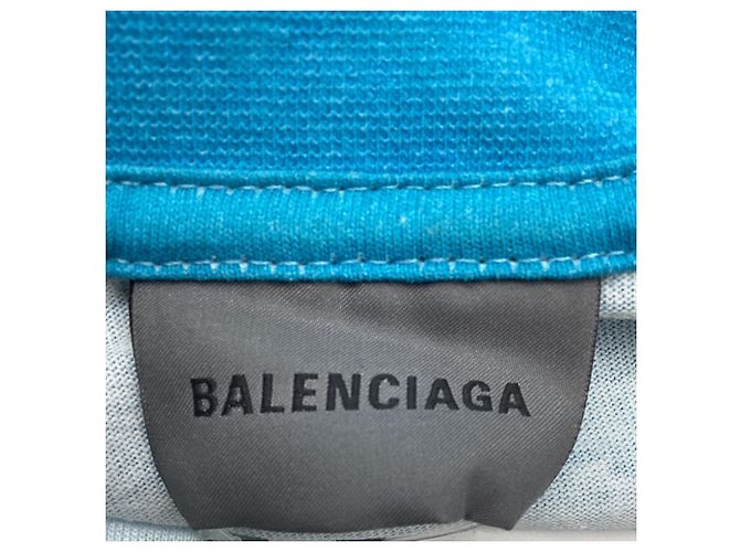 Camiseta oversized Balenciaga "Remember Me?" em algodão multicolorido Multicor - vista 7