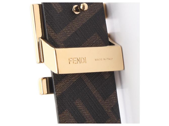 Fendi Reversible Leather Belt Brown - view 4