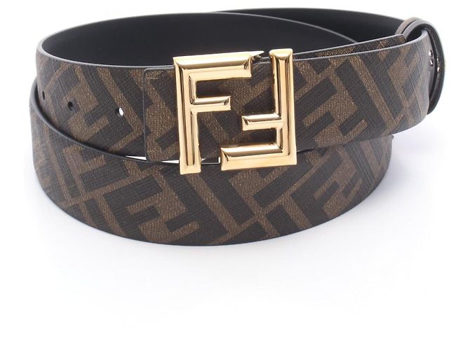 Fendi Reversible Leather Belt Brown - view 5