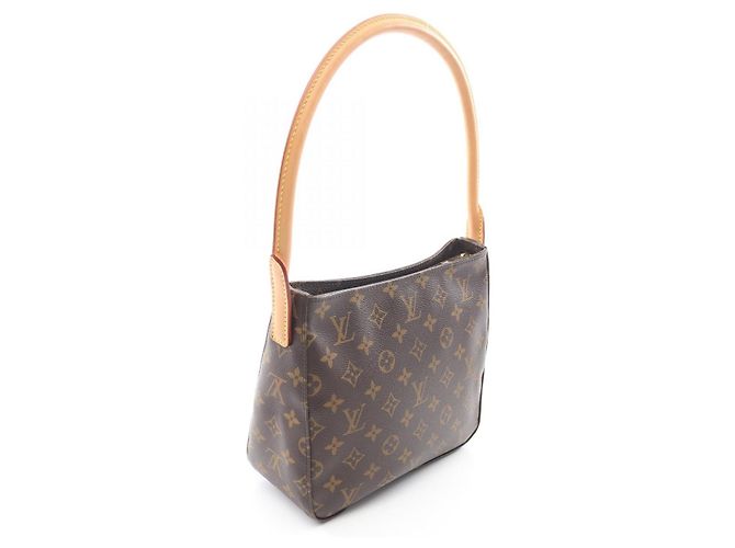 Borsa a Spalla Louis Vuitton Looping MM Monogram Marrone - vista 2
