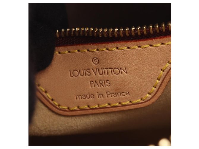 Borsa a Spalla Louis Vuitton Looping MM Monogram Marrone - vista 4