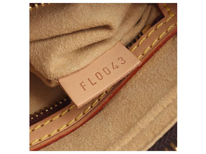 Borsa a Spalla Louis Vuitton Looping MM Monogram Marrone - vista 5