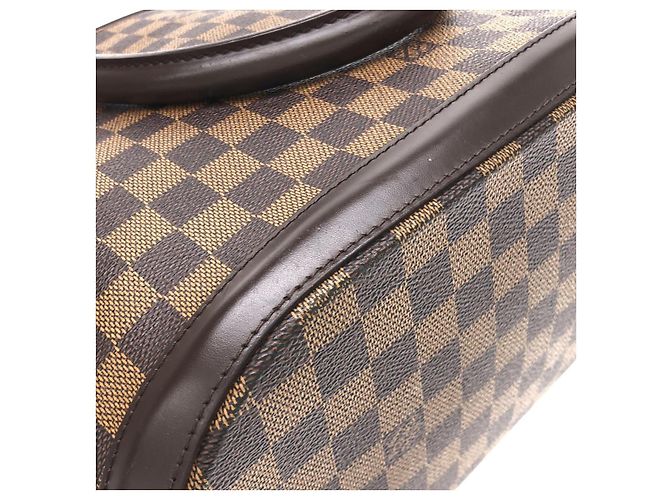 Borsa Tote Louis Vuitton Manosque Damier Marrone - vista 3