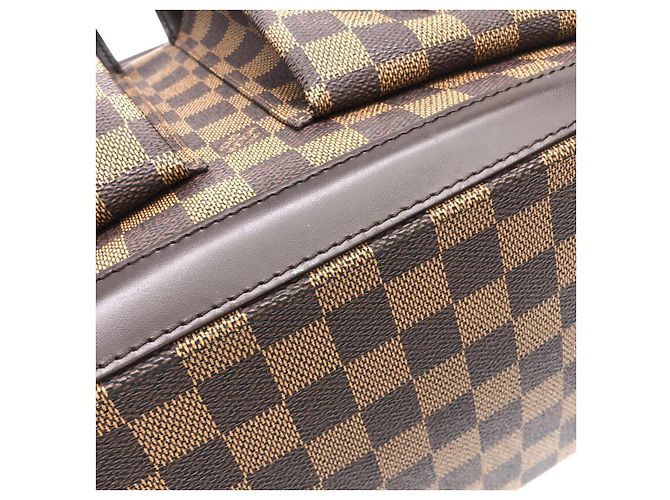 Borsa Tote Louis Vuitton Manosque Damier Marrone - vista 4
