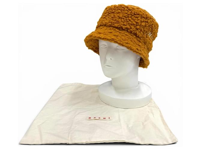 Cappello Bucket Teddy Marni Marrone - vista 2