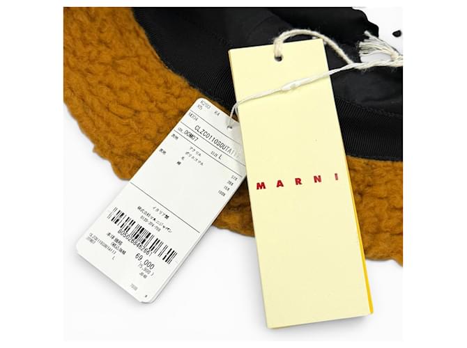 Cappello Bucket Teddy Marni Marrone - vista 9