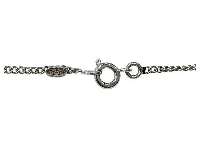 Collana Chanel Coco Mark Argento Metallico - vista 2