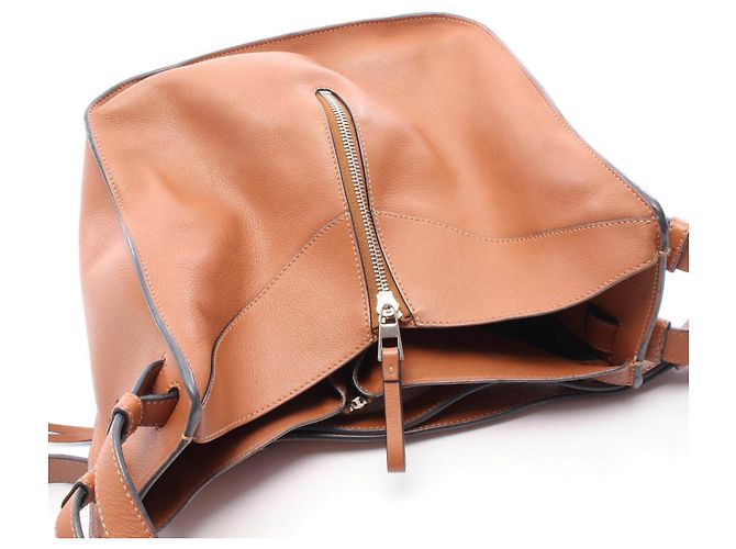 Borsa a mano in pelle Loewe Hammock Small Marrone - vista 8