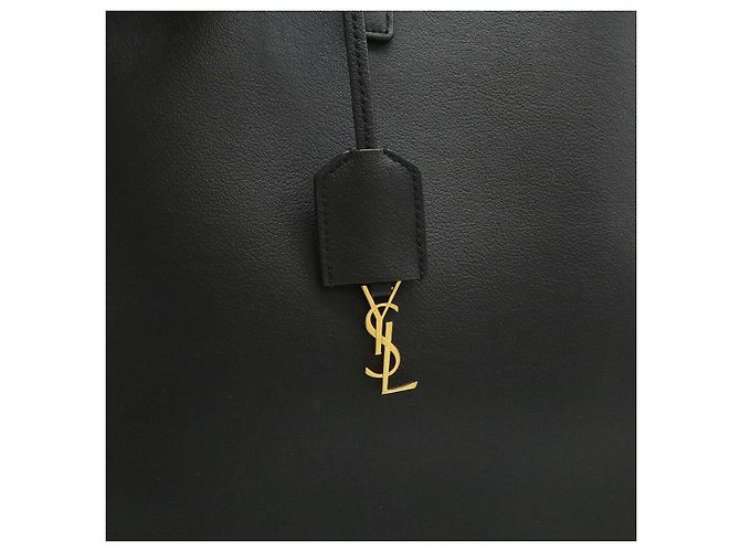 Yves Saint Laurent Ledertasche Schwarz - Ansicht 9