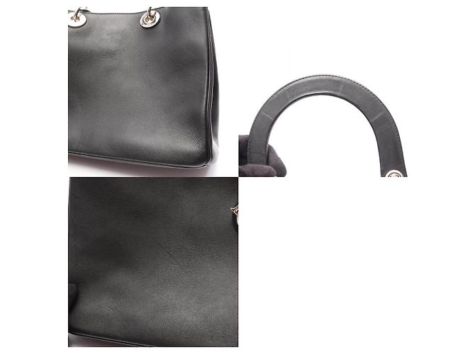 Christian Dior Borsa a mano in pelle Dior Diorissimo Nero - vista 10