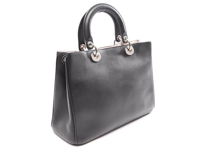 Christian Dior Borsa a mano in pelle Dior Diorissimo Nero - vista 2