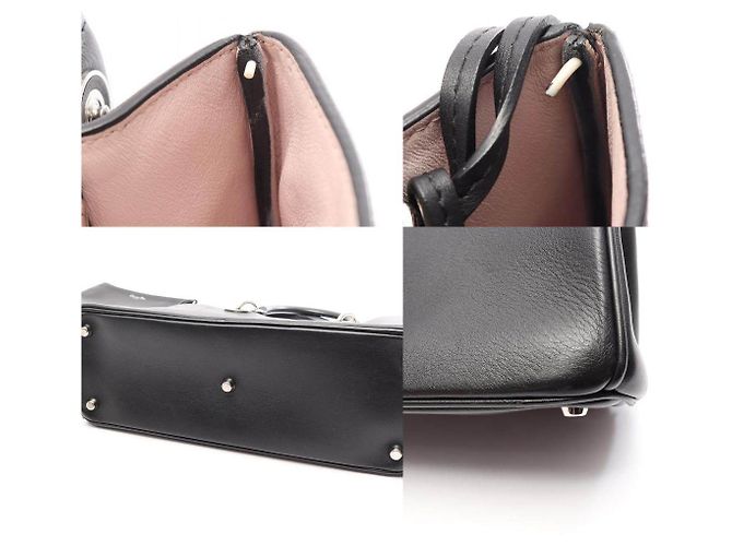 Christian Dior Borsa a mano in pelle Dior Diorissimo Nero - vista 9