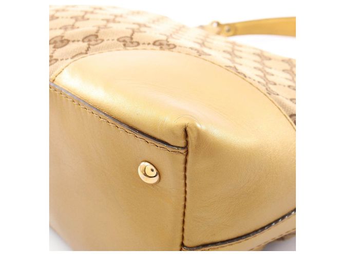 Borsa a Spalla Gucci Lovely GG Canvas Marrone Beige - vista 7