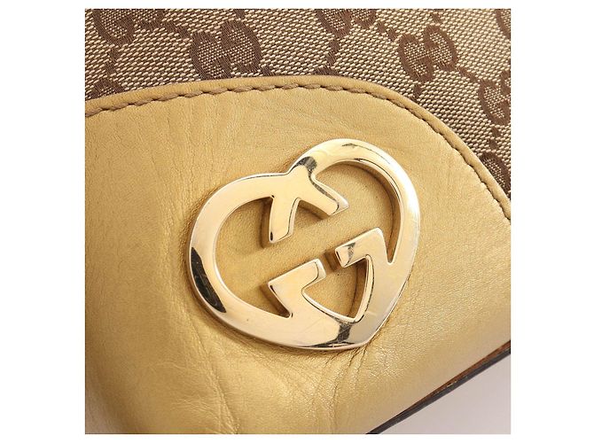Borsa a Spalla Gucci Lovely GG Canvas Marrone Beige - vista 8
