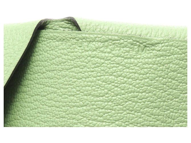 Hermès Monedero Hermes Calvi Duo Chevre Verde - vista 7