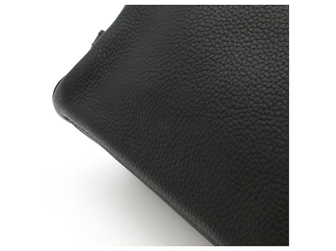 Pochette Victoria PM in pelle di vitello Hermès Nero - vista 6