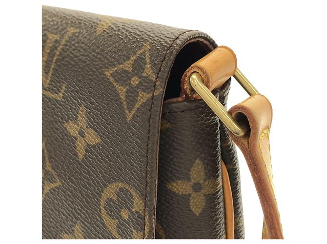 Borsa a tracolla Louis Vuitton Musette Salsa Monogram Marrone - vista 5