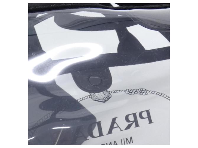Borsa tote Prada Canapa nera Nero - vista 5