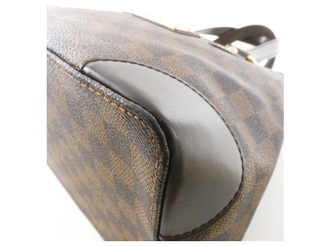 Borsa Louis Vuitton Hampstead Damier Marrone - vista 3
