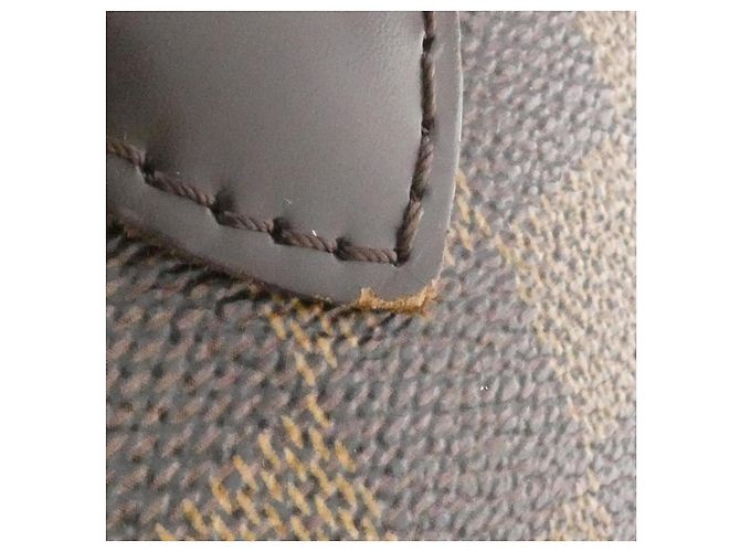 Borsa Louis Vuitton Hampstead Damier Marrone - vista 5