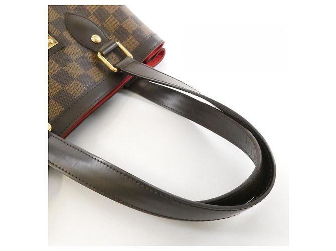 Borsa Louis Vuitton Hampstead Damier Marrone - vista 6