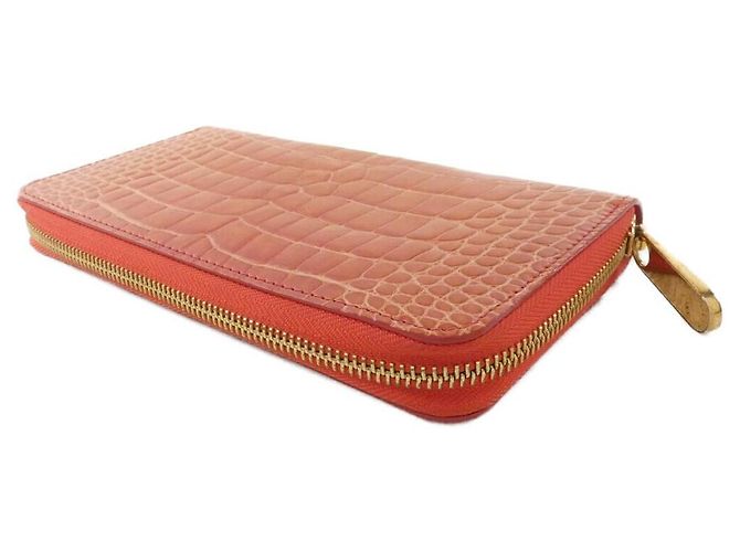Portafoglio Zippy Louis Vuitton Crocodile Long Wallet Arancione - vista 2