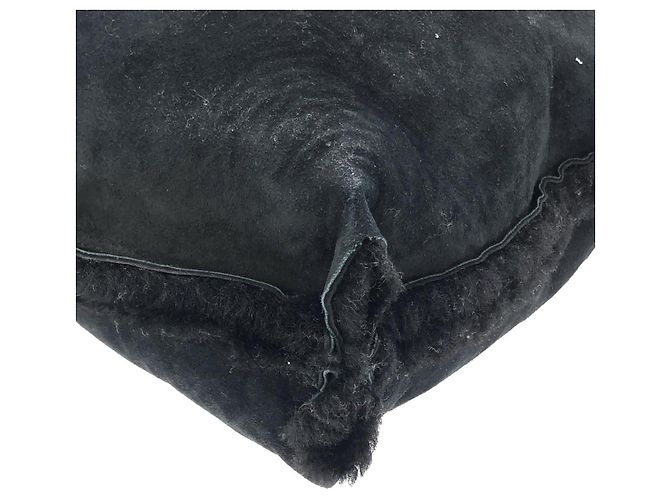 Borsa a tracolla in pelle scamosciata Bottega Veneta Nero - vista 2