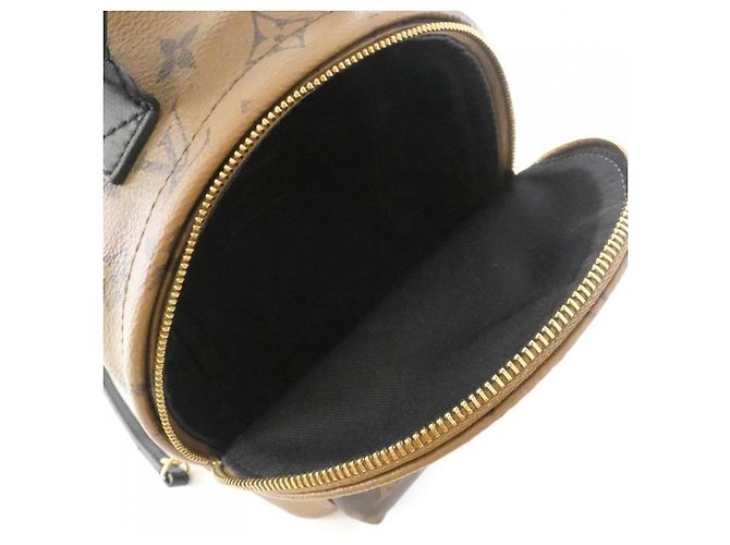 Zaino Louis Vuitton Palm Springs Mini Monogram Reverse Marrone - vista 10