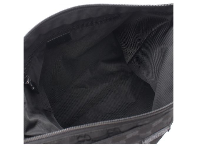 Borsa a tracolla Gucci GG Canvas e pelle Nero - vista 3