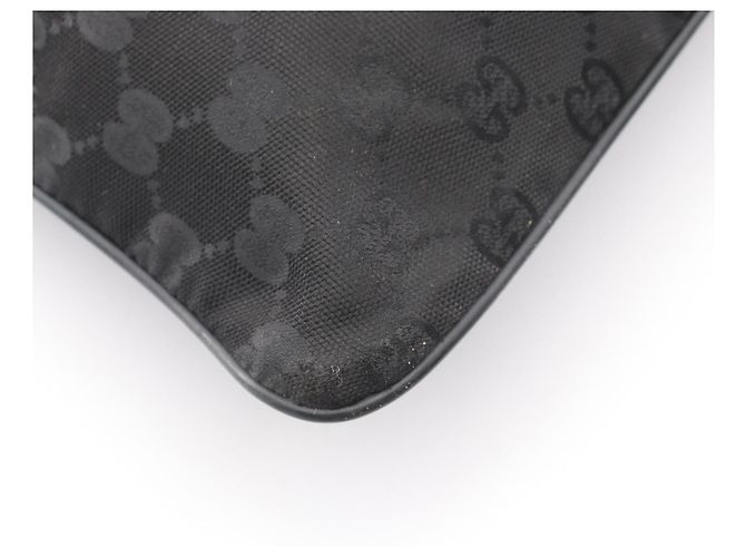 Borsa a tracolla Gucci GG Canvas e pelle Nero - vista 5