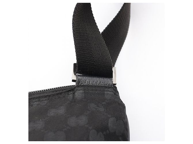 Borsa a tracolla Gucci GG Canvas e pelle Nero - vista 6