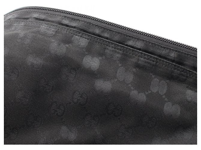 Borsa a tracolla Gucci GG Canvas e pelle Nero - vista 7