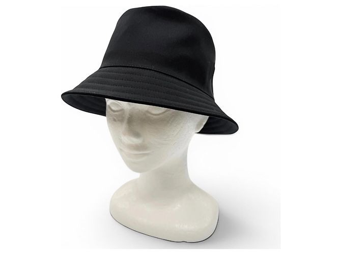 Gorro Hermès de algodón azul - vista 3