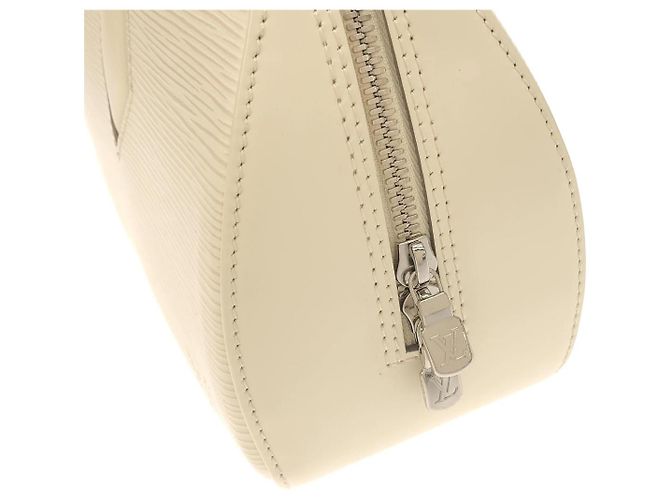 Borsa Louis Vuitton Epi Bianco - vista 4