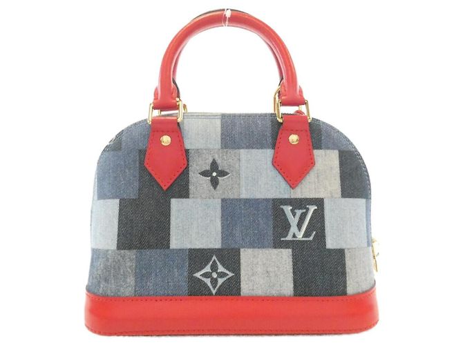 Borsa Louis Vuitton Alma BB Monogram Blu - vista 2