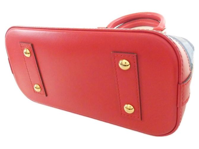 Borsa Louis Vuitton Alma BB Monogram Blu - vista 3