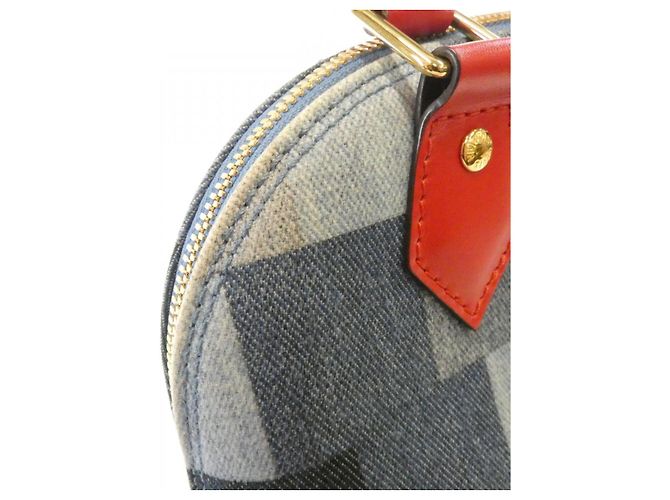 Borsa Louis Vuitton Alma BB Monogram Blu - vista 5