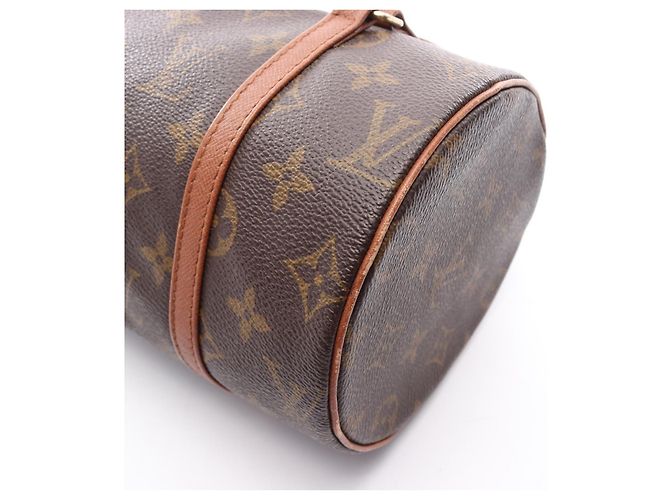 Borsa Louis Vuitton Papillon 26 Monogram Marrone - vista 6