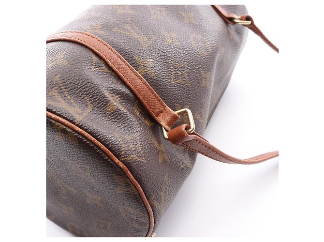 Borsa Louis Vuitton Papillon 26 Monogram Marrone - vista 7