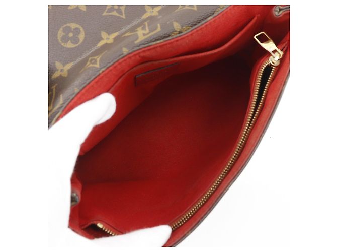 Borsa a Spalla Louis Vuitton Saint Placide Monogram Marrone - vista 5