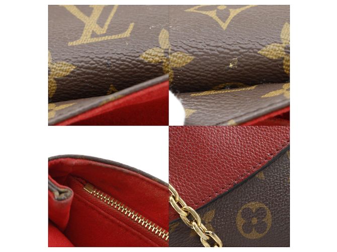 Borsa a Spalla Louis Vuitton Saint Placide Monogram Marrone - vista 9