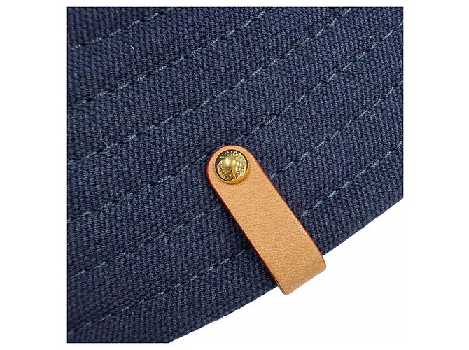 Cappello bucket in cotone Louis Vuitton Blu - vista 7