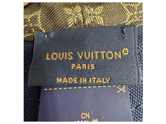 Cappello bucket in cotone Louis Vuitton Blu - vista 9