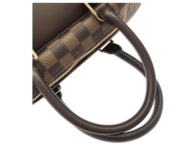 Borsa Bowling Vanity Louis Vuitton Damier Marrone - vista 5