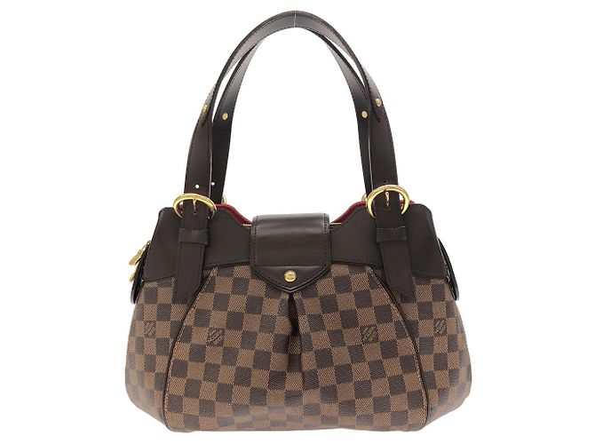 Borsa a Spalla Louis Vuitton Sistina Damier Marrone - vista 2